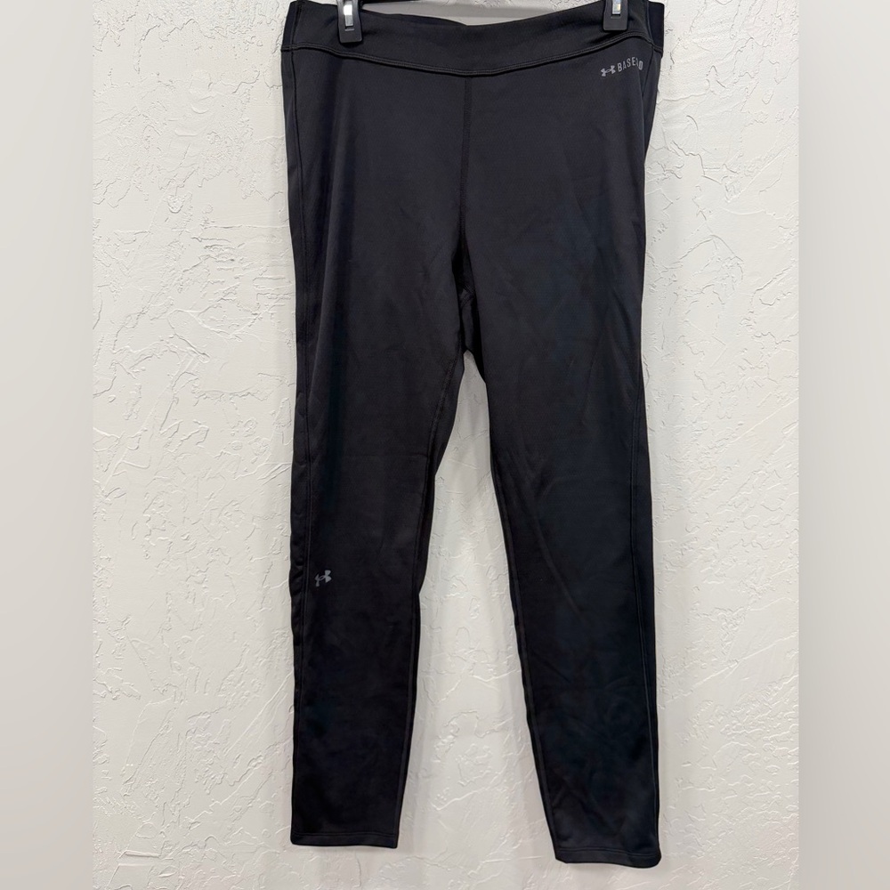 Under Armour ColdGear Base 3.0 Leggings XL Women Black Compression NEW No Tags